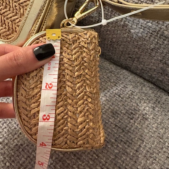 BNWT Steve Madden Gold Shoulder Bag + Coin Purse - Picture 14 of 16